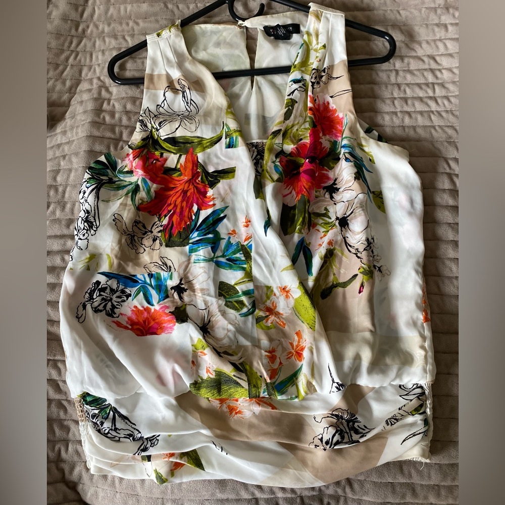 WHBM. Silky sleeveless top.